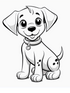 Cute Dog coloring book 18 pages