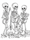 Skeletons with Instruments 18 pages