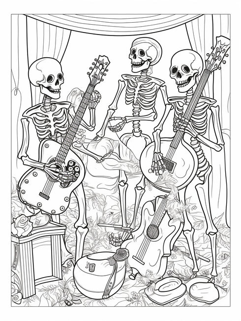 Skeletons with Instruments 18 pages