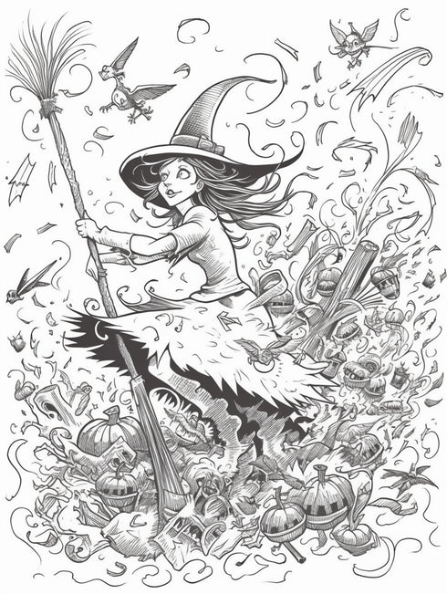 Witches Brooms 14 pages