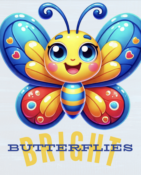 Bright Butterflies - 30 pages