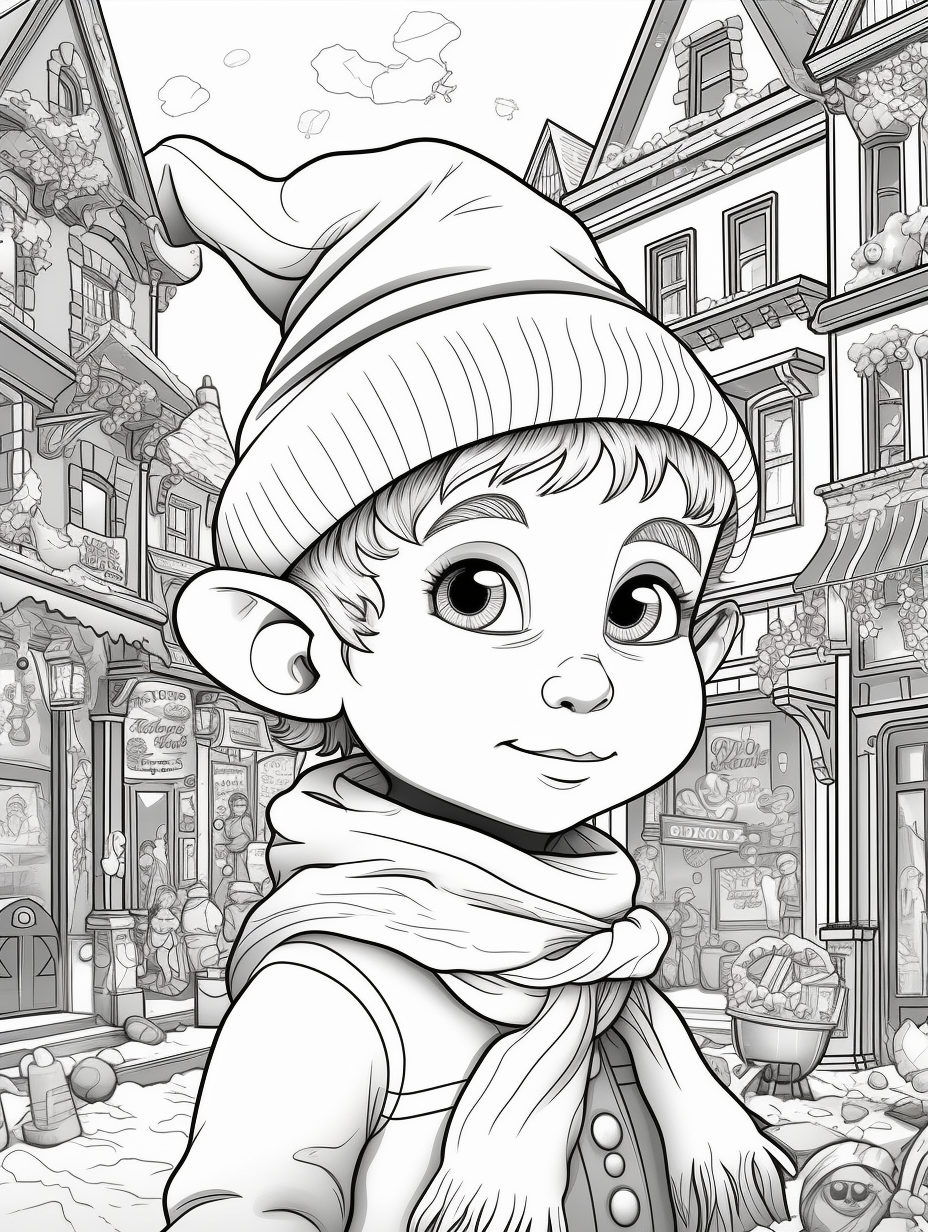 Festive Elf Yuletide Journey - 16 pages