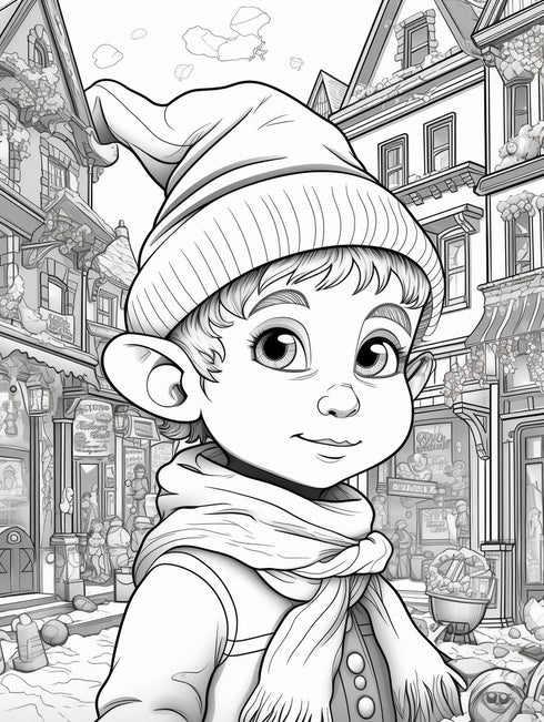 Festive Elf Yuletide Journey - 16 pages