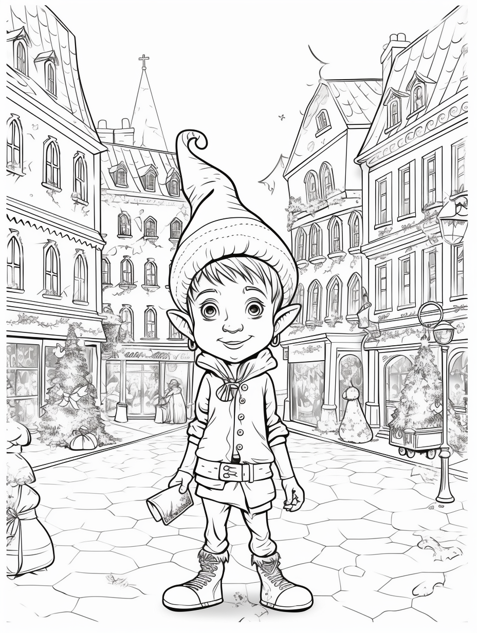 Festive Elf Yuletide Journey - 16 pages