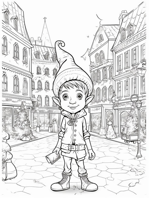Festive Elf Yuletide Journey - 16 pages