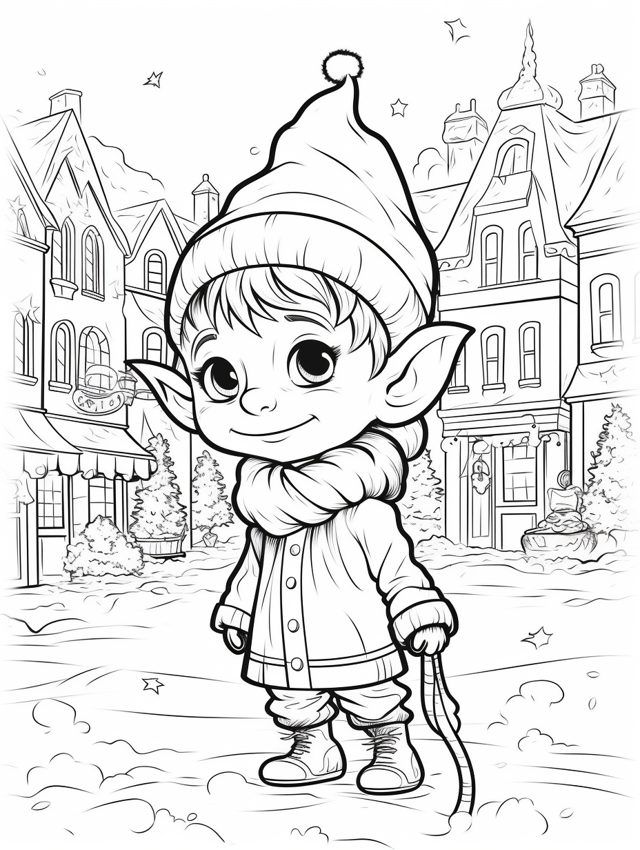 Festive Elf Yuletide Journey - 16 pages