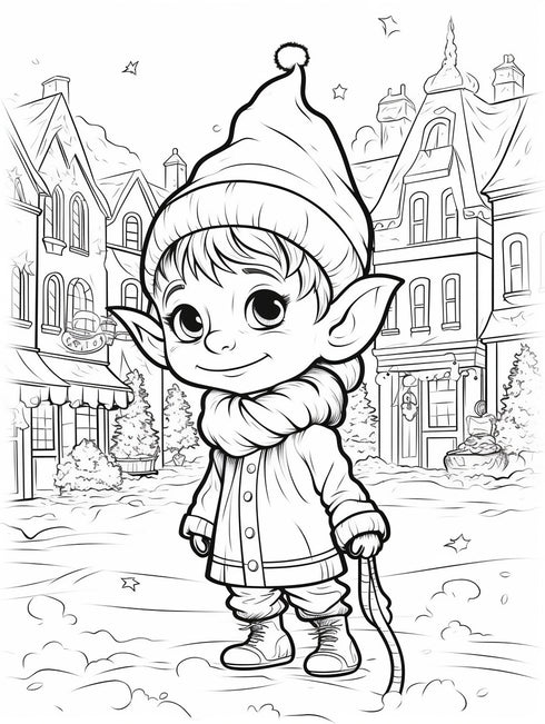 Festive Elf Yuletide Journey - 16 pages