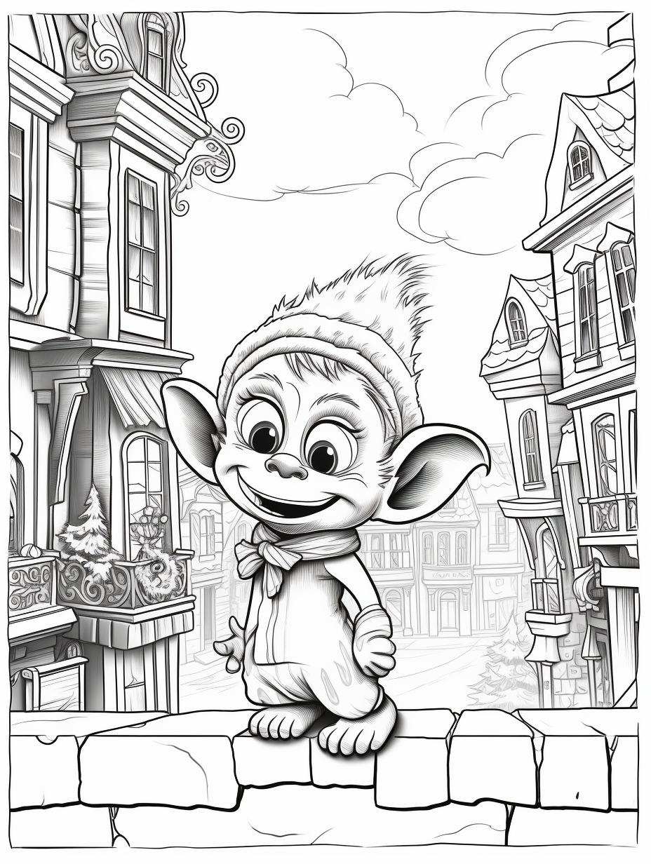 Grinch's Whimsical World 15 pages