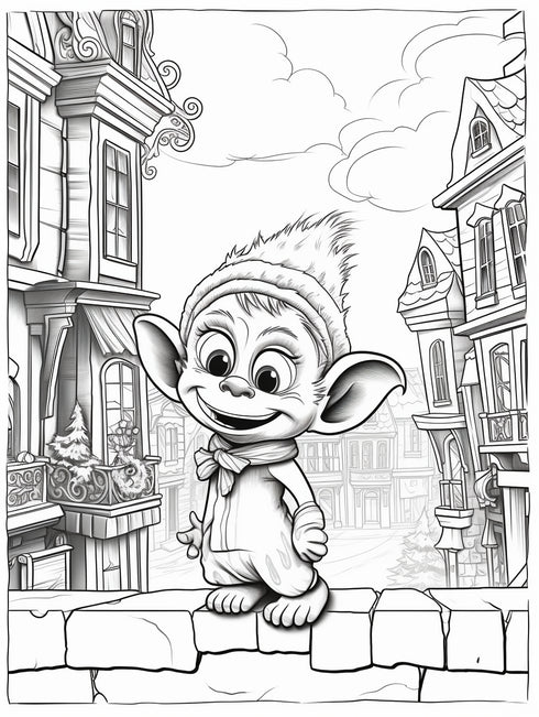 Grinch's Whimsical World 15 pages