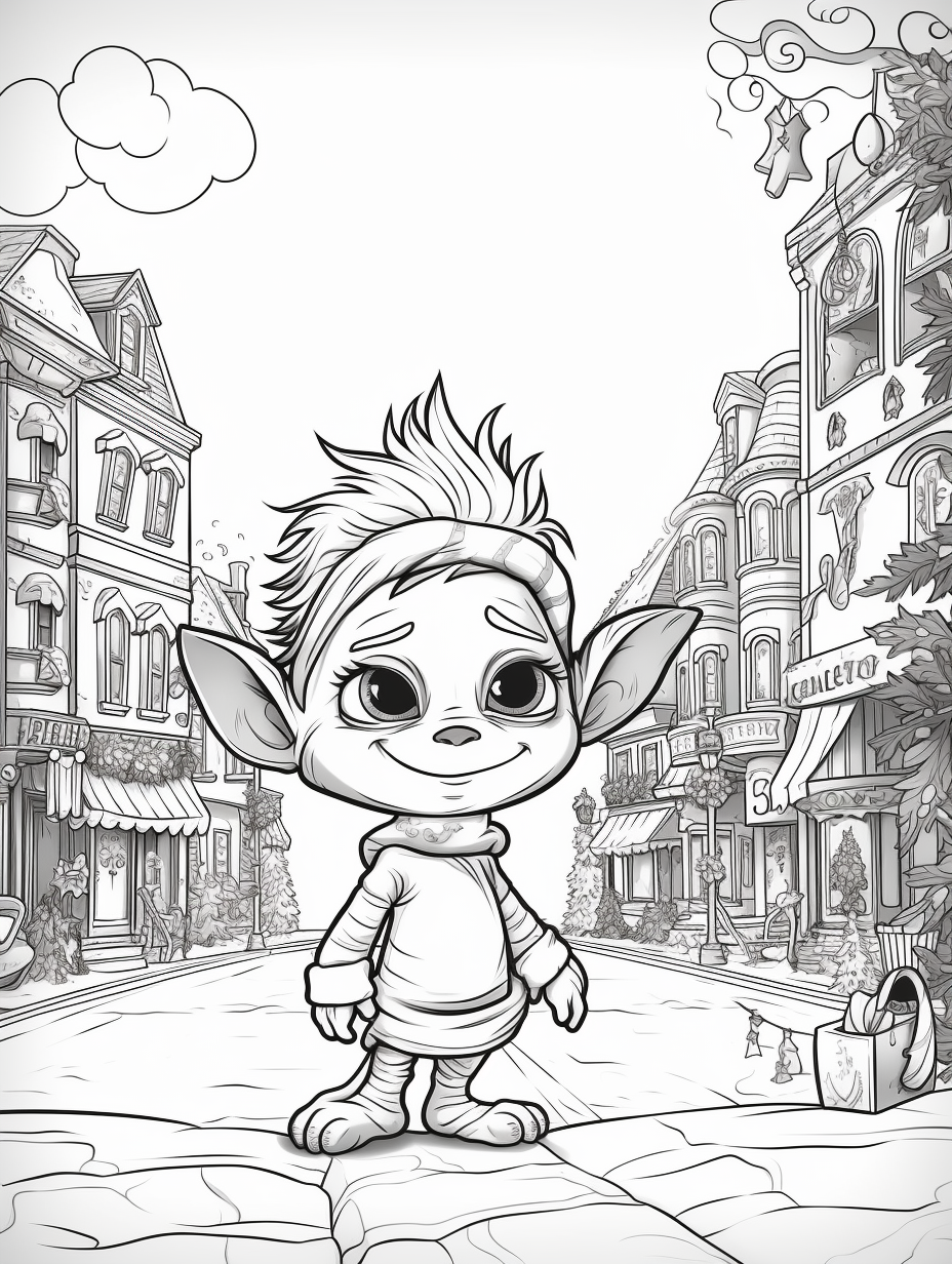 Grinch's Whimsical World 15 pages