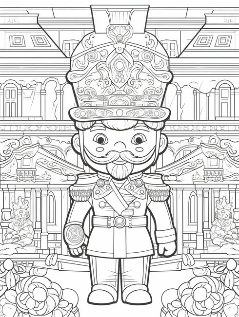 Nutcrackers Delight coloring book 10 pages