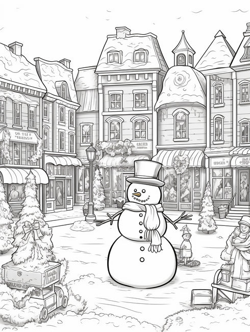 Snowman's Wintery whimsy - 20 pages