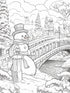 Snowman's Wintery whimsy - 20 pages