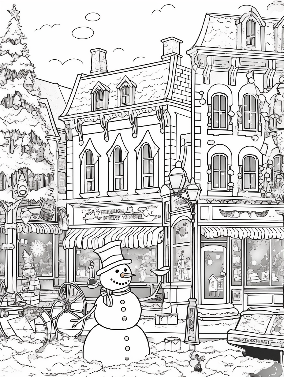 Snowman's Wintery whimsy - 20 pages
