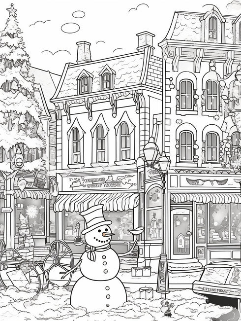 Snowman's Wintery whimsy - 20 pages