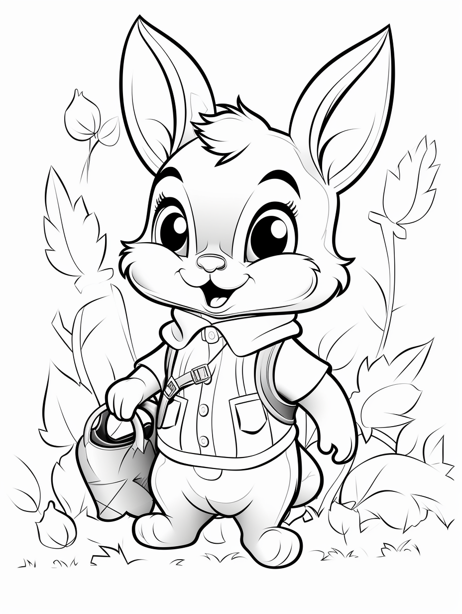 Woodland Creatures Coloring book 16 pages