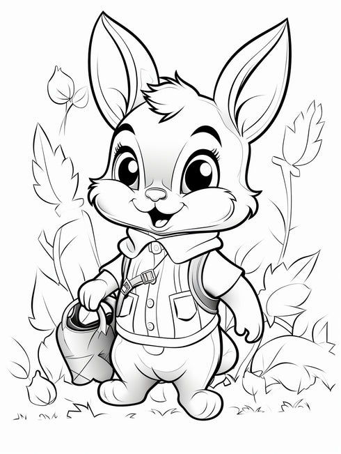 Woodland Creatures Coloring book 16 pages