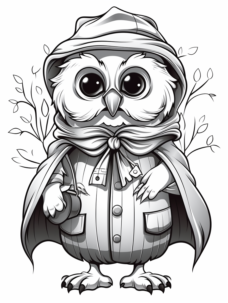 Woodland Creatures Coloring book 16 pages