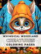 Woodland Creatures Coloring book 16 pages