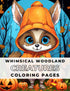 Woodland Creatures Coloring book 16 pages