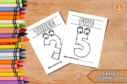 My first 123 English and Spanish Coloring books 12 pages each