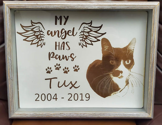 Pet Memorial Shadow Box