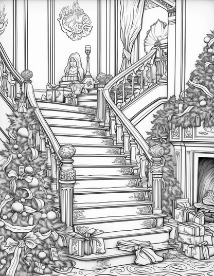 Christmas Coloring Book 2 - 17 Pages