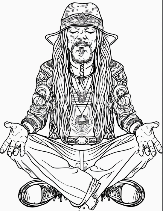 Boho Hippies - 25 pages