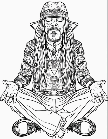 Boho Hippies - 25 pages