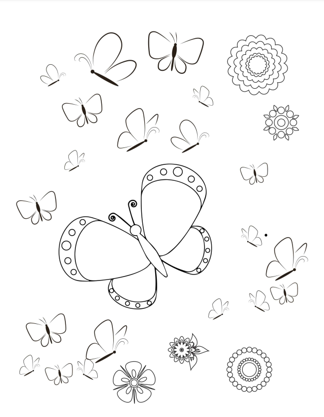 Bright Butterflies - 30 pages