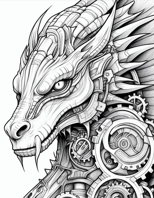 Steam Punk Dragons - 25 pages