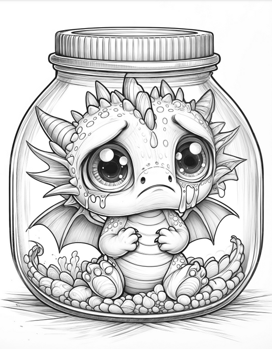 Baby Dragons In a Jar - 36 pages