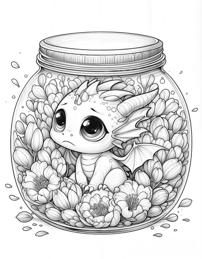 Baby Dragons In a Jar - 36 pages