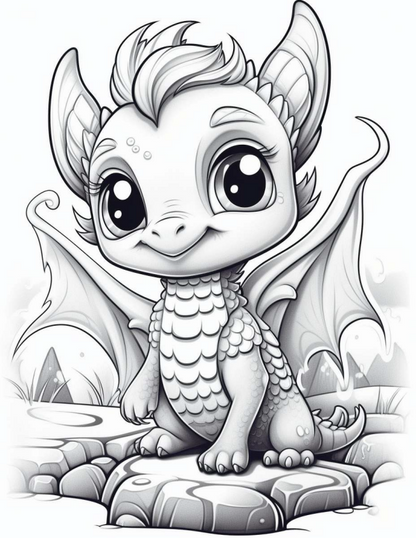 Baby Dragons Book #1 - 50 pages