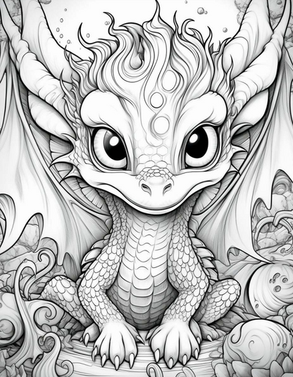 Baby Dragons Book #1 - 50 pages