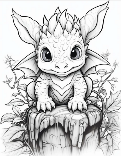 Baby Dragons Book #2 - 50 Pages