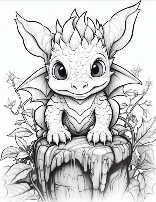 Baby Dragons Book #2 - 50 Pages