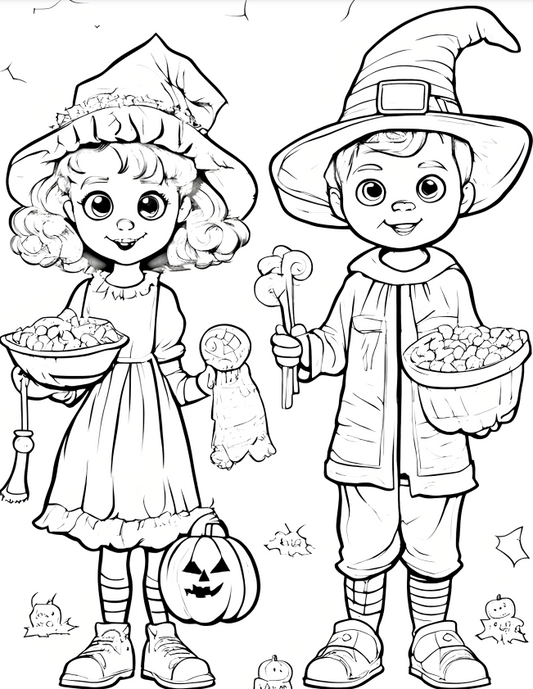 Halloween Coloring book