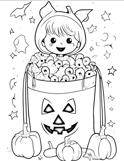 Halloween Coloring book