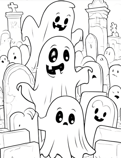 Halloween Coloring book