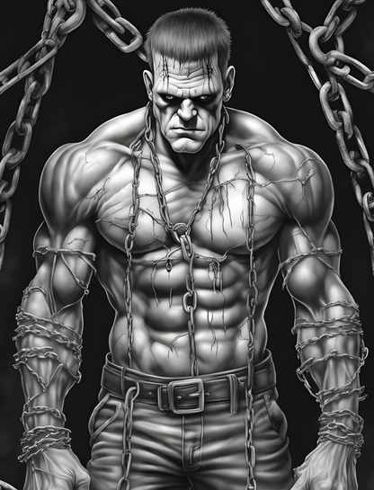 Halloween Grey Scale - 25 pages