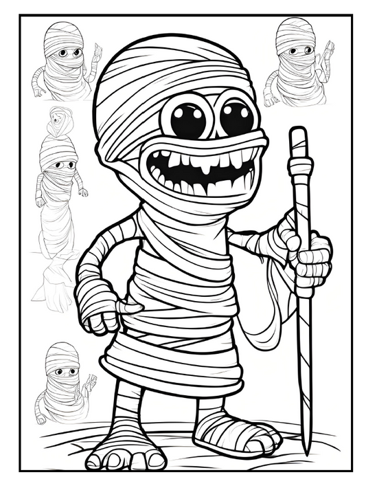 Cute and Spooky Halloween - 90 pages