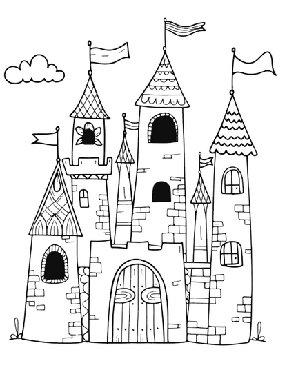 Cute Kingdom Coloring book 22 pages