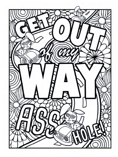 Road Rage Coloring Book