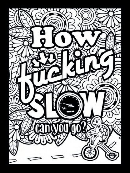 Road Rage Coloring Book
