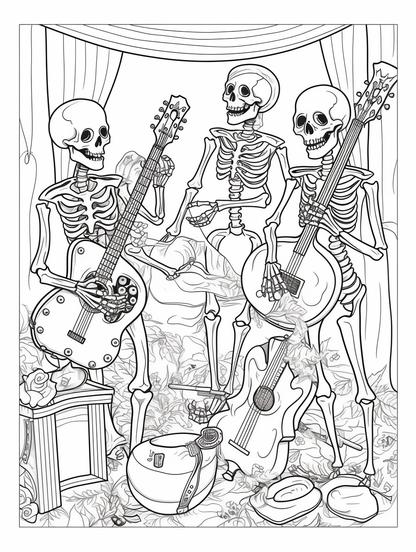 Skeletons with Instruments 18 pages
