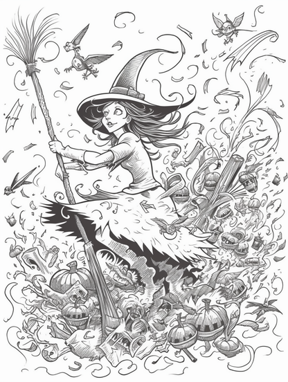 Witches Brooms 14 pages