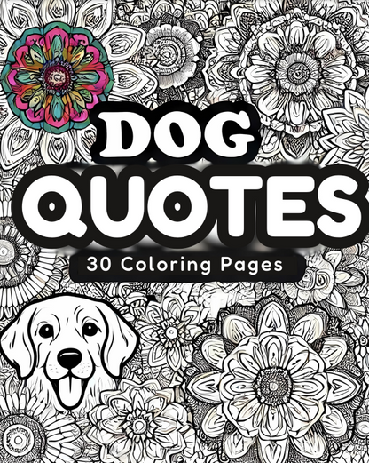 Dog Quotes - 30 pages