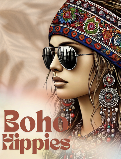 Boho Hippies - 25 pages