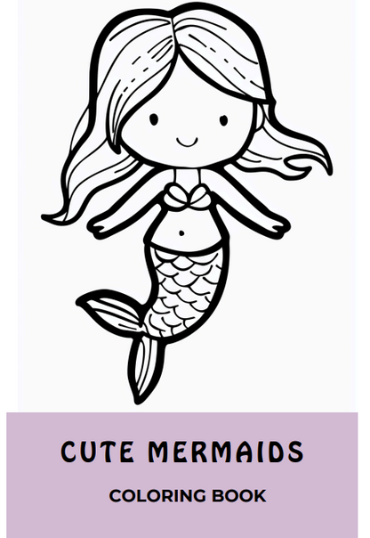 Cute Mermaids 20 pages